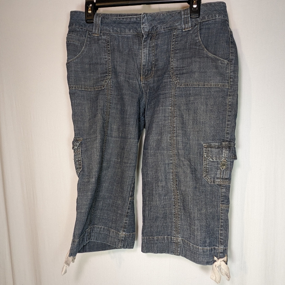 VTG Riders Copper Jean Shorts Pockets Adjustable Pocket Casual Bermuda Jeans